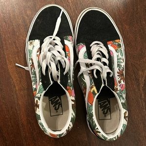 Floral vans